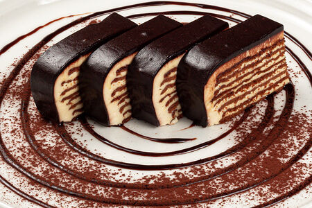 Шоколадный медовик