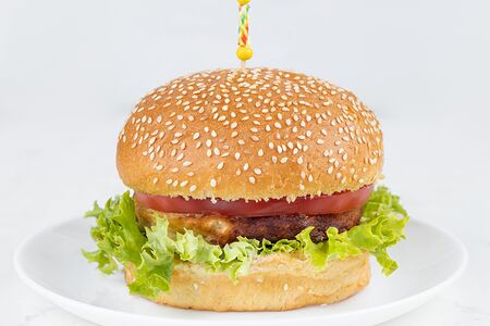 Снэк с куриной котлетой