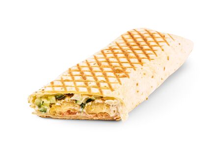 Шаверма в тортилье большая с сырными палочками