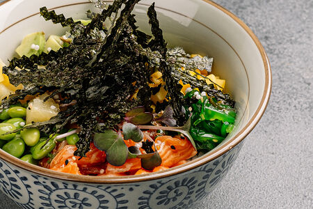 Поке с лососем