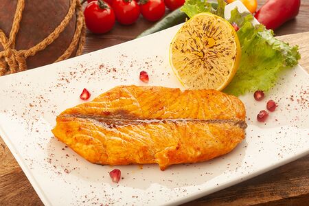 Форель на углях