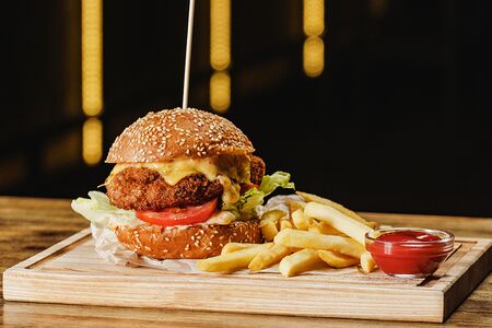 Бургер с курицей