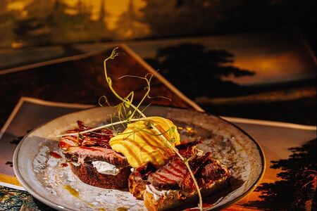 Брускетты с ростбифом