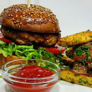 Бургер говяжий младший