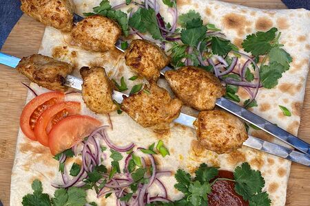 Шашлык из куриной грудки