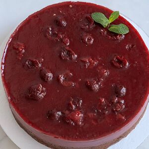 Вишневый торт веган постный