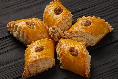 Печенье сдобное с грецкими орехами