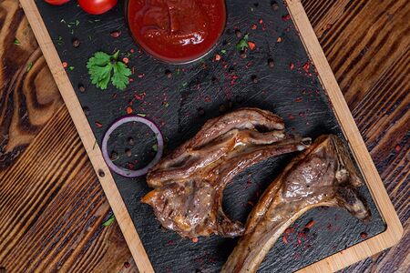 Шашлык из бараньего антрекота