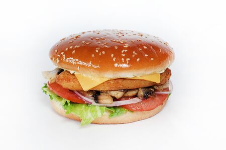 Биг Бургер с грибами