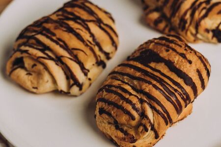 Даниш с шоколадным кремом