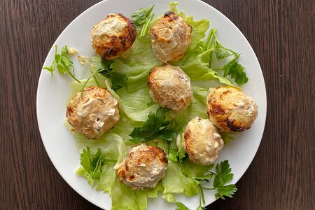 Шампиньоны в сливочном соусе