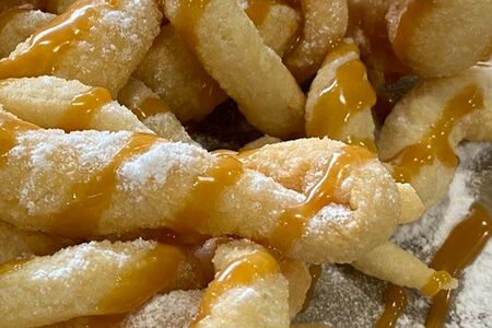 Анжолетти c карамельным топпингом