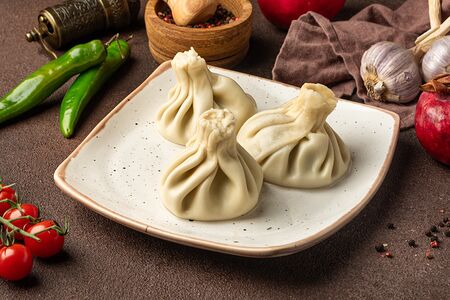 Хинкали с грибами