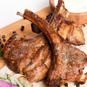 Шашлык из бараньей корейки