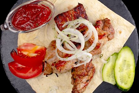 Шашлык из cвинoй шеи