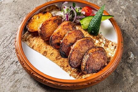 Картофель плеч на мангале