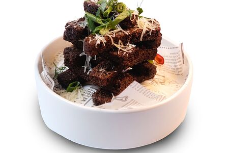 Гренки в чесноке