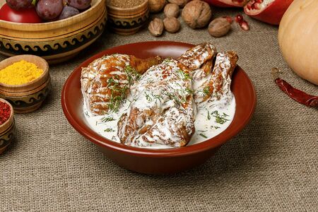 Цыпленок по-Чкмерули