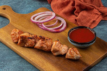 Шашлык из куриного филе