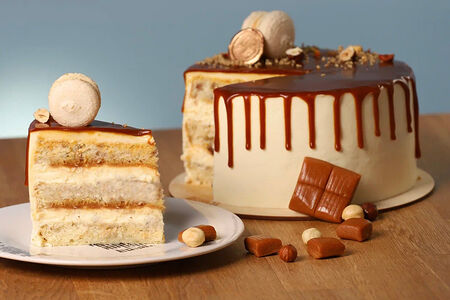 Торт Орехово-карамельный