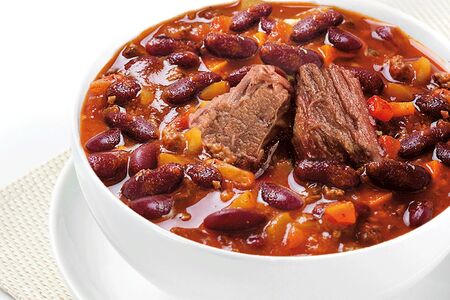 Фасолевый суп с говядиной