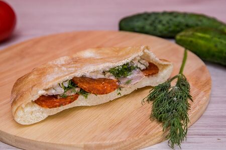 Чизбургер пита