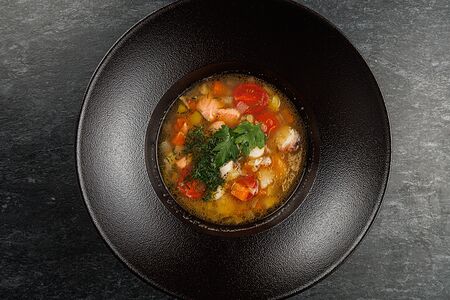 Уха с морепродуктами