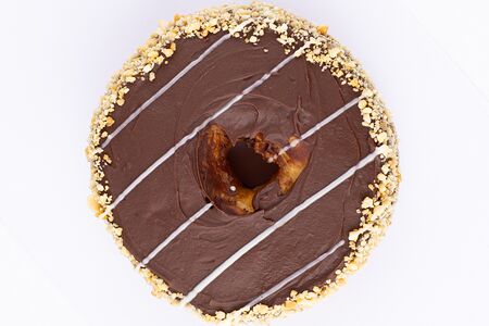 Пончик Банан-Шоколадный мусс