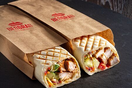 Шаверма по-сербски со свининой