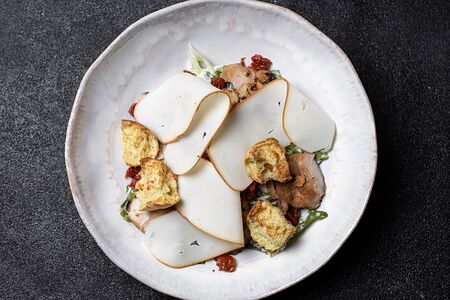 Ромен с цыпленком на гриле