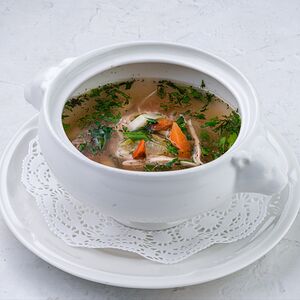 Из птицы с овощами