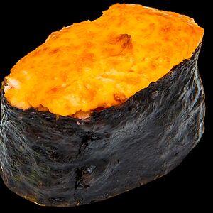 Запеченные суши с креветкой