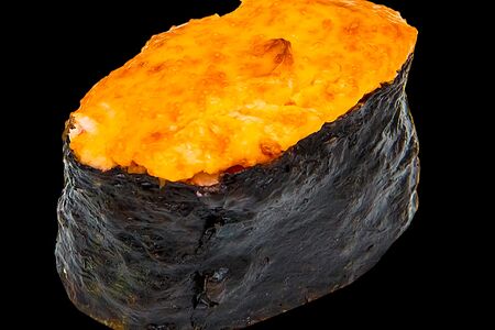 Запеченные суши с креветкой