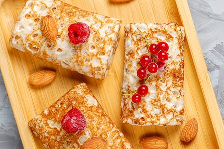 Блинчики с творогом