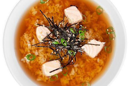 Суп с лососем