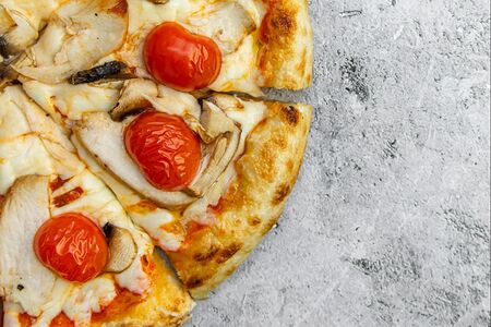 Пицца Курица-грибы