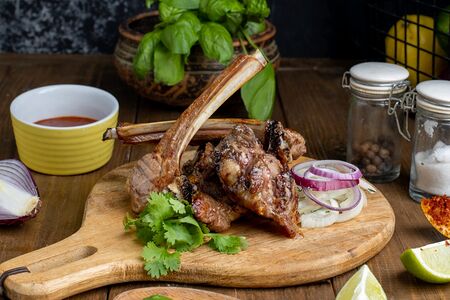 Шашлык из баранины (корейка)