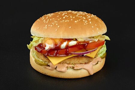 Шеф-бургер с яйцом