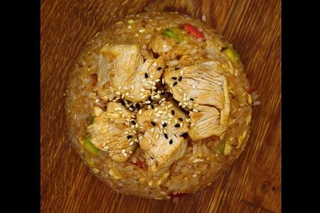 Чахан с курицей