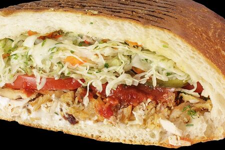 Шаурма бртуч со свининой в пите