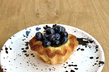 Флан ягодный