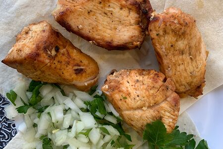Шашлык из куриной грудки