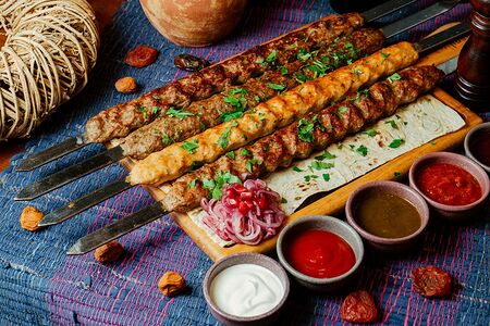 Люля-кебаб куриный с сыром качотта