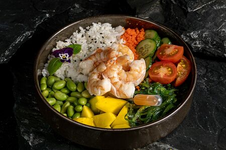 Поке с креветкой