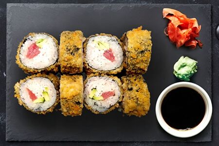 Краб-тунец темпура