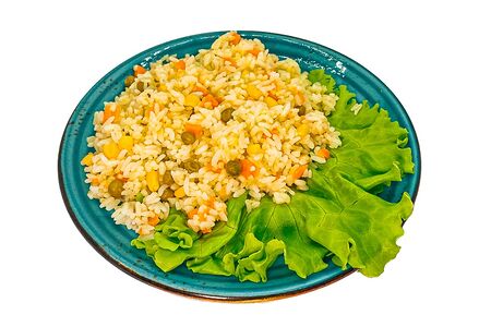 Рис пикантный с овощами