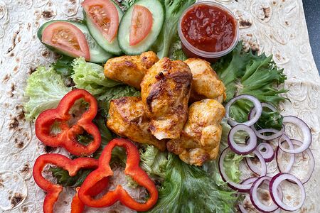 Шашлык из куриной грудки