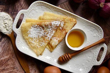 Блины со сгущенкой