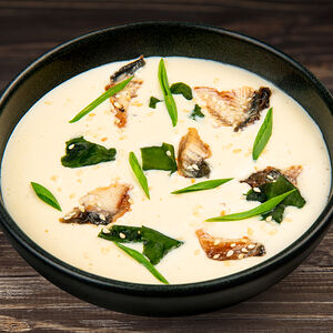 Суп Сливочный с угрем