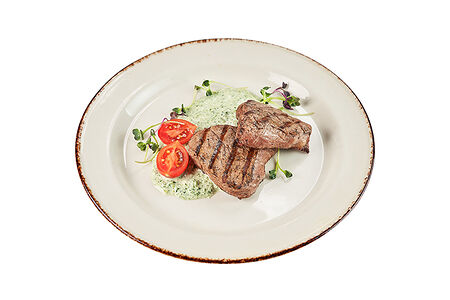 Вырезка из телятины со шпинатом